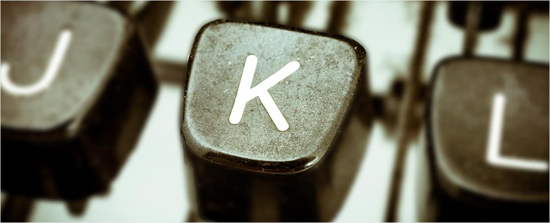 11. K is for Keywords